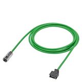 Encoder cable, Preassembled 2x2x0.2...