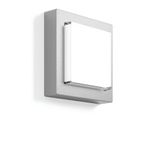 CADERO quadra, 12 W, 700 lm, 830, silver, on/off Ceiling and wall lumi