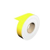 Device marking, Endless, Self-adhesive, 30000 x Vinyl film, yellow