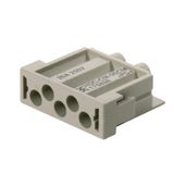 Contact insert (industry plug-in connectors), Pin, 250 V, 20 A, Number