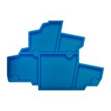 End plate, blue color, for HCD.1