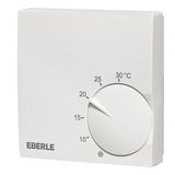 Polar white room controller extra flat, 5-30C, AC 24V, 1 NC contact, 5 A, with TA approx.5K, RAL 9010