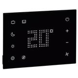 Personalized touch headboard control for hotel room - black