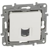 RJ45 socket category 5 FTP white