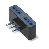 4-WAY ADAPTOR 2P+E 16A DUAL USE