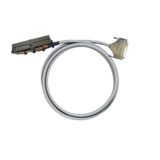 PLC-wire, Analogue signals, 37-pole, Cable LiYCY, 3 m, 0.25 mm²