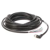 Allen-Bradley, 889D-R8AB-10, DC Micro (M12), Female, R-Ang, 8-Pin, PVC Cable, Black, Unshielded, IEC Color Coded, No Connector, 10 meter (32.8 feet)