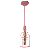 Lucide POLA - Pendant light Children - Ø 15 cm - 1xE27 - Pink