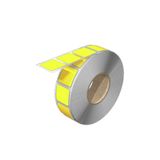 Device marking, halogen-free, Self-adhesive, 22 mm, Polyester, yellow