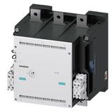 Contactor, Size 14, 3-pole, AC-3, 335kW, 400/380 V (1000 V) Auxiliary .... 3TF6844-8CS7