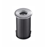 Satin Nickel Aluminium LED 1 Watt 60Lm 3000K IP67 100-240 Volt 50Hz Beam 42o Driver Included D: 4.2 H: 7 cm Cut Out: 3.7 cm