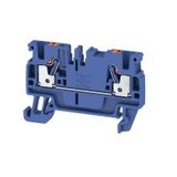 Feed-through terminal block, PUSH IN, 2.5 mm², 800 V, 24 A, Number of 