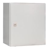 Wall-mounted enclosure 1 door IP65 H=500 W=500 D=300 mm