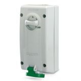 INTERLOCKED SOCKET 3P+N+E IP44 16A 2h