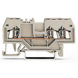 3-conductor through terminal block 1.5 mm² suitable for Ex e II applic