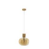 Champagne Glass  White Cord  Brass Gold Metal   LED E27 1x12 Watt 230 Volt   IP20 Bulb Excluded  D: 22 H1: 25 H2: 178 cm Adjustable Height