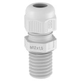 V-TEC VM L25 LGR Cable gland fully metric long M25