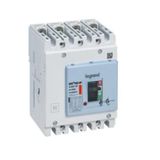 Circuit breaker DPX3 160 HP, 4 poles,with rated current 160A, breaking capacity of 36kA and thermal magnetic protection.