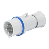 STRAIGHT PLUG HP - WITH FASE INVERTER - IP44/IP54 - 3P+N+E 16A 200-250V - BLUE - 9H - SCREW WIRING