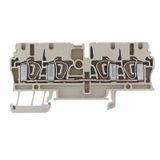 Feed-through terminal block, Tension-clamp connection, 2.5 mm², 800 V,