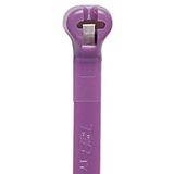 TY232M-7 CABLE TIE 18LB 8IN PURPLE NYLON