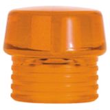 Hammer face, transparent orange 30mm