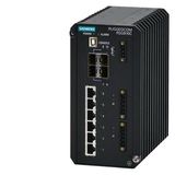 RUGGEDCOM RSG910C is a 10 port industrially hardened, fully managed Ethernet switch featuring integrated IEEE 1588 support for use in harsh industrial environments.