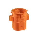 Flush mounted junction box S60GFw orange