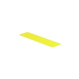 Device marking, Self-adhesive, halogen-free, 60 mm, Polyester, yellow