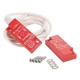 Allen-Bradley, 440N-G02093, Ferrogard FRS2, Rectangular, Molded ABS Red Plastic, Switch & Actuator 250VAC (2A max Switching Capability)1 N.C. Safety Contact  1 N.O. Aux Contact, 4-Pin Micro QD