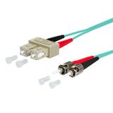 OpDAT patch cord SC-D/2xST OM3, 1.0 m