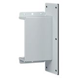 Wall connector 60x150 mm white powder-coated for fire protection duct