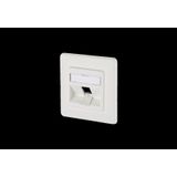 Modul wall outlet flush mounted 1 port unequipped pure white