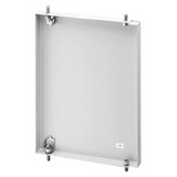 HINGED ENCLOSURE DOOR IN METAL FOR BOARDS 515X650 - GREY RAL 7035