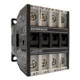 Contactor 3pole, 4kW, AC3, 10A, 24VAC + 1NO built in