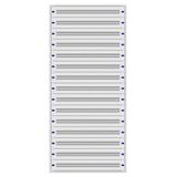 Multi-module distribution board 4M-45L, H:2130 W:980 D:200mm