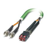FOC-SJ:A-ST:A-HB02/0,8 - FO patch cable