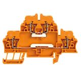 Multi-tier modular terminal, Tension-clamp connection, 2.5 mm², 500 V,