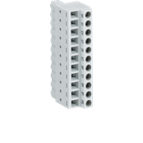 Terminal block. Screw front, Cable front. 11-pole. Minimum order qty. 6. Order multiple of 6. (TA564-11)