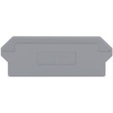 Separator plate 2 mm thick oversized gray