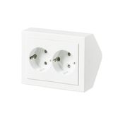 402EE-884 Socket outlet White - Impressivo