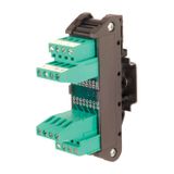 Component-holder single feed-through, 24 poles