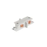 Track rail connector White