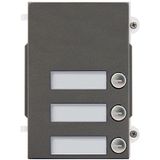 Heavy 3-button front module IK10 IP54