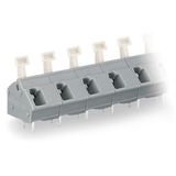 PCB terminal block push-button 2.5 mm² light gray