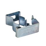 Cliko collar with small packaging Ø25mm - zinc-plated steel