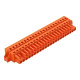 1-conductor female connector CAGE CLAMP® 2.5 mm² orange