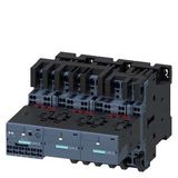 Contactor assembly for star-delta (wye-delta) start, AS-i AC-3, 22 kW/400 V, 24 V DC 3-pole,