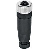 PSS67 M12 connector straight,female,5pol