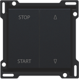 Finishing set for electrically separated roll-down shutter switch, bla